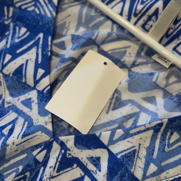 Women’s  BLUE & WHITE MAXI DRESS🔥New! Size MEDIUM - Picture 2 of 4